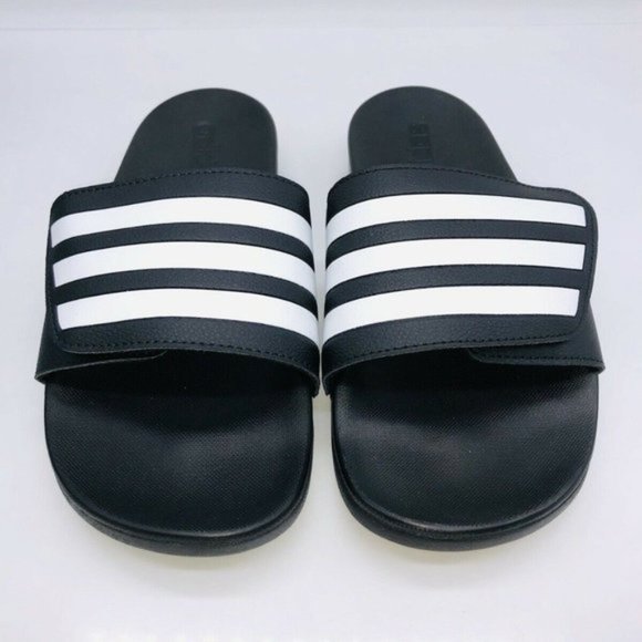 adidas Shoes - ADIDAS UNISEX Adilette Comfort Adjustable Slide Sandal--Black